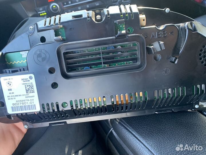 Щиток приборов bmw f10 дорест