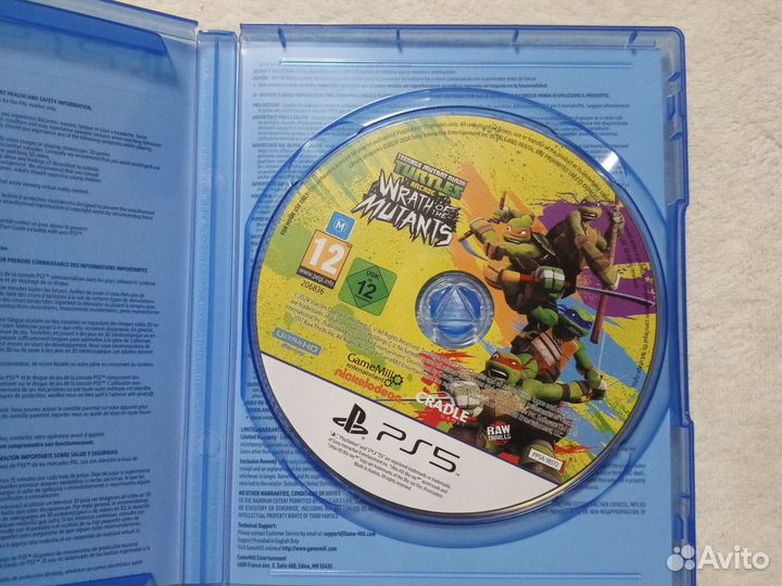 Игра на PS5 черепашки ниндзя