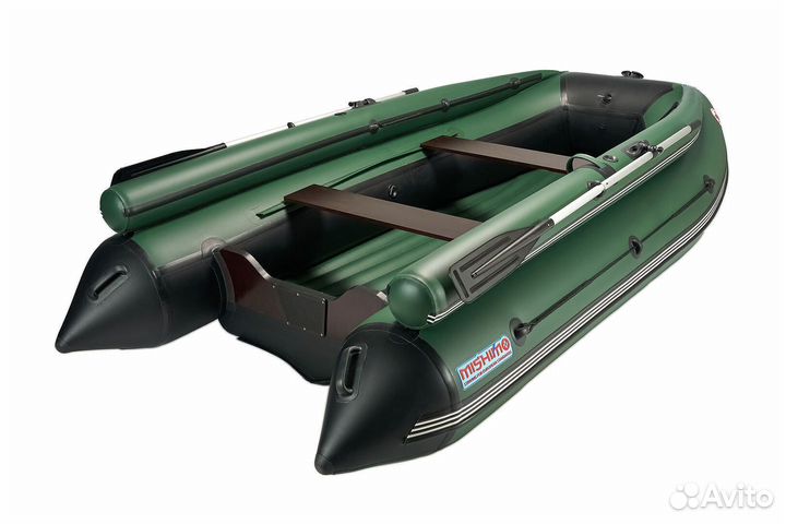 Лодка mishimo family lite DF 370 цвет зеленый