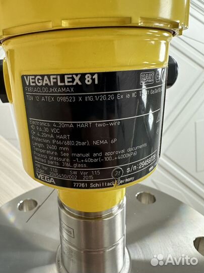 Микроволновый уровнемер vegaflex 81