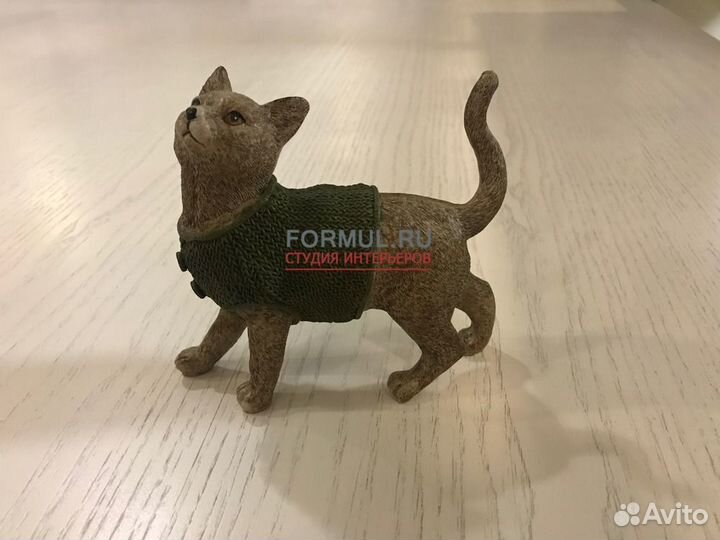 232459 Статуэтка Авторская работа Кошка в свитере