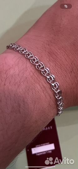 Браслет серебряный 925 пробы