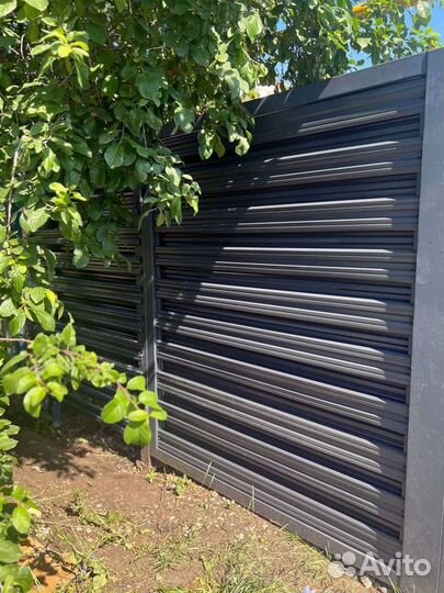 Забор жалюзи