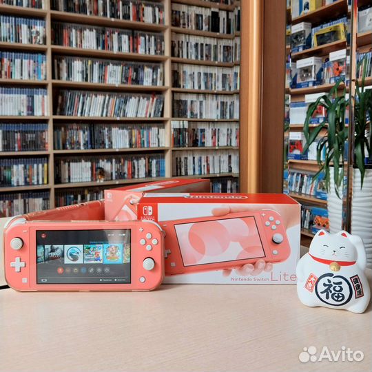 Nintendo Switch Lite +60 игр 160 GB прошитый