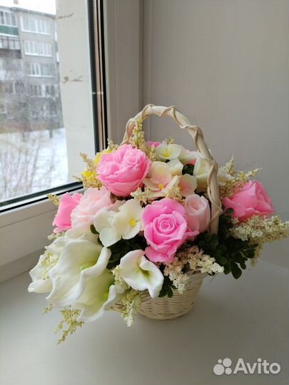 Букет ручной работы из мыла