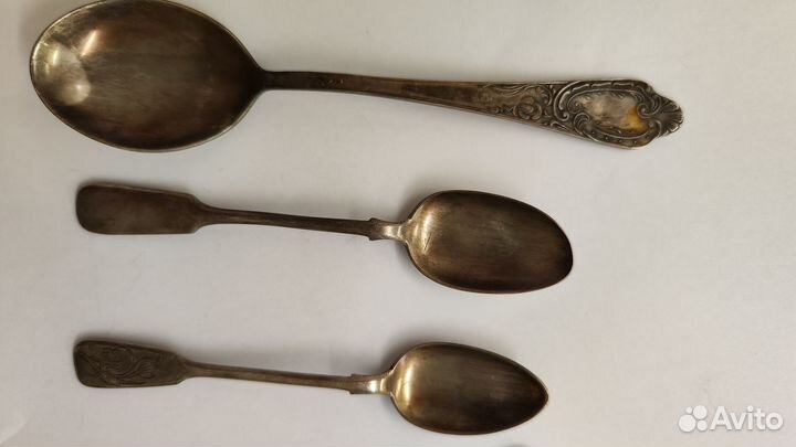 Ложка столовая серебро