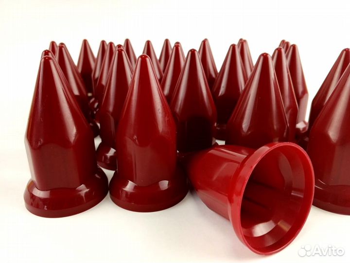 Колпачки пики 32/33мм бордовые оптом от 100 штук