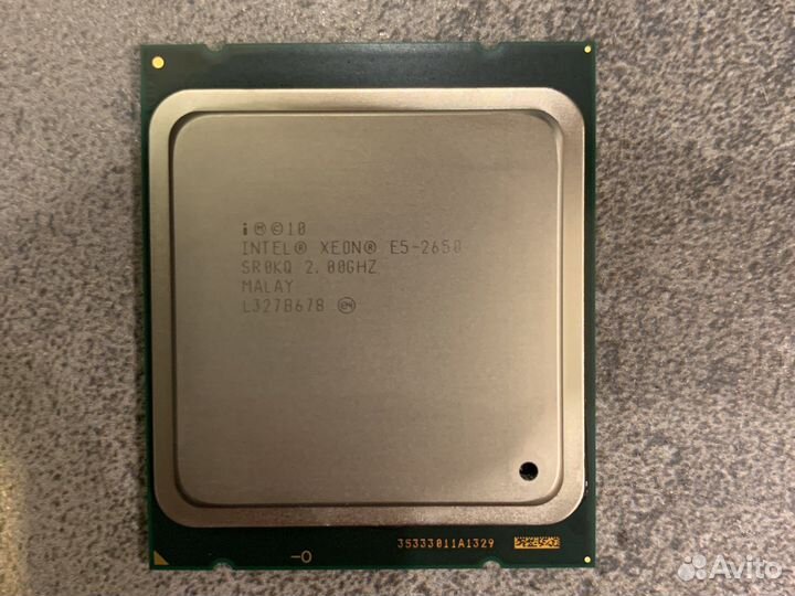 Процессор intel xeon E5-2650 v0 2.00GHZ