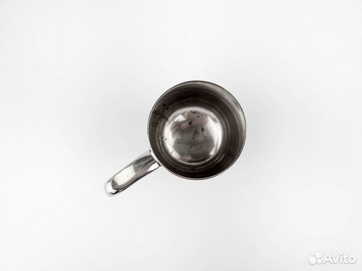 Винтажная кружка, Англия, серебрение, 1934 год