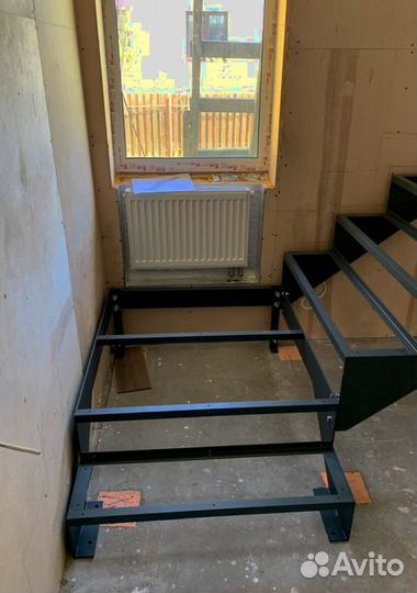 Лестничный каркас под ключ