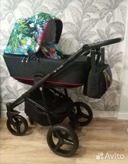 Коляска 3в1 в подарок ванночка и стульчик