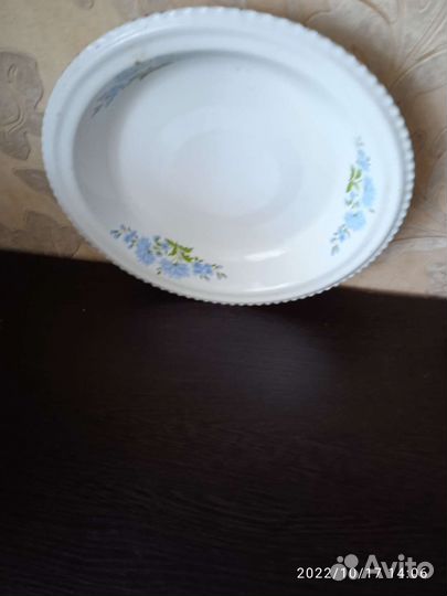 Эмалированное блюдо СССР