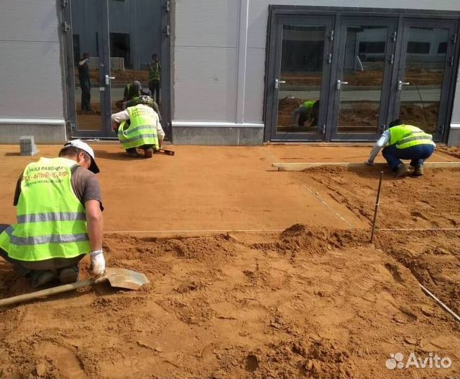 Разнорабочие Бригады Рабочих Землекопы Уборка