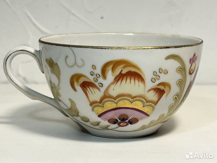 Редкая чайная пара Маки, Вербилки, 1940-е годы