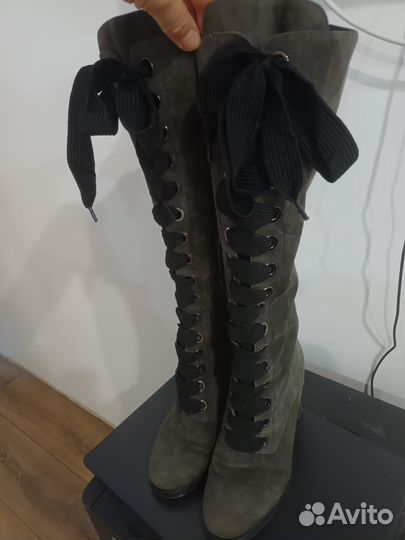 Сапоги женские 39 balidoner натур.замша