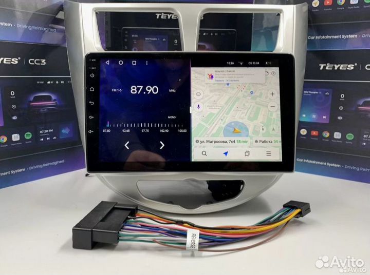 Магнитола Teyes сс3 2К 3/32 для Hyundai Solaris 1