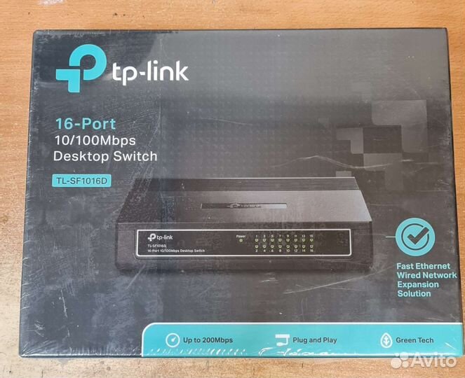 Коммутатор (switch) TP-Link TL-SF1016dновый
