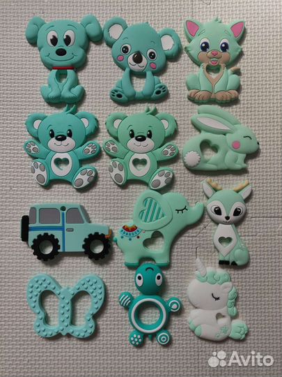 Силиконовые грызунки фурнитура