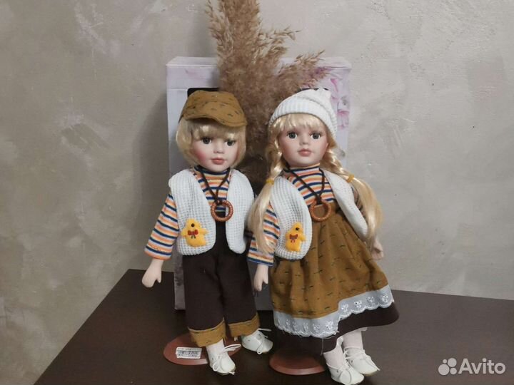 Кукла коллекционная из керамики