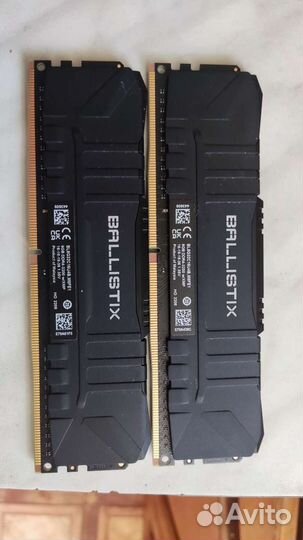 Оперативная память Crucial Ballistix ddr4 16gb