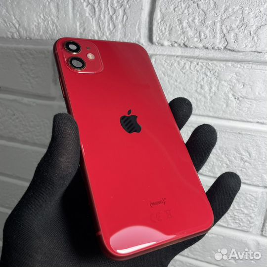 Корпус iPhone 11 red оригинал снятый
