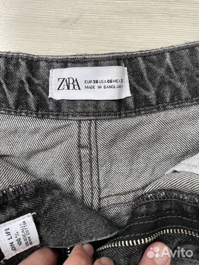 Джинсовые шорты zara