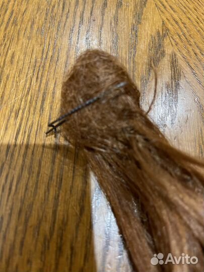 Шиньон из натуральных волос