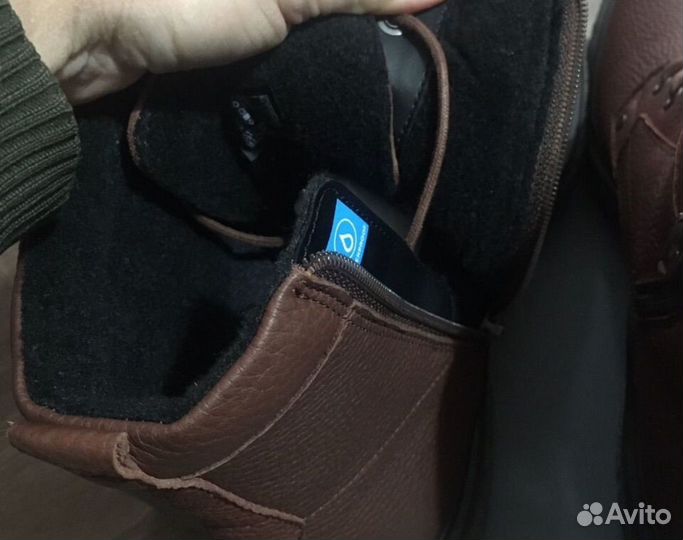 42 ботинки утепленные ecco crepetray m новые