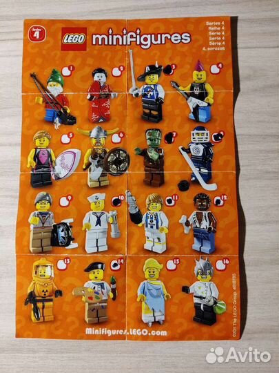 Lego minifigures series, Marvel, DC