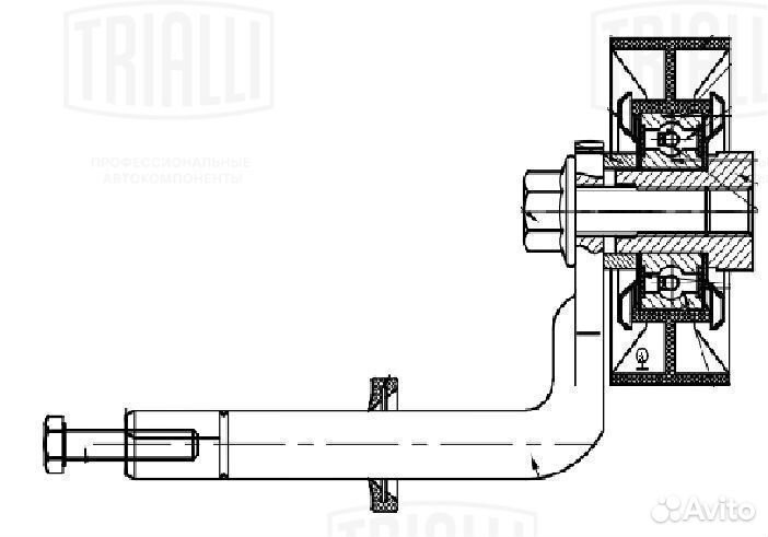 Ролик привод ремня BMW X5 E53 99- 3.0d M57N ролик