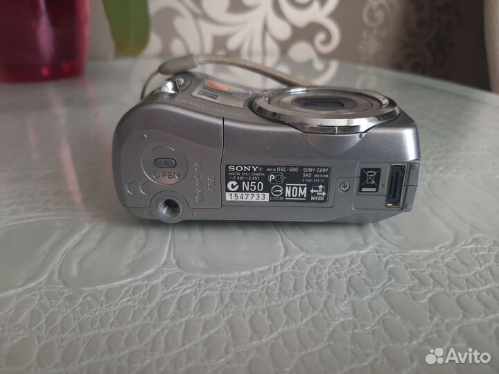 Фотоаппарат sony cyber shot dsc s 80