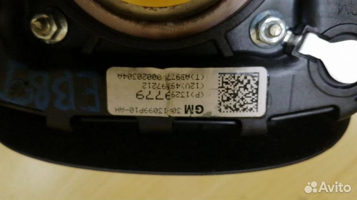 Подушка безопасности в руль Opel Astra J