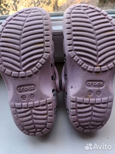 Crocs c12 сабо для девочки