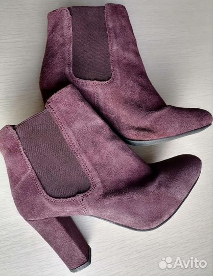 Ботильоны замшевые 37