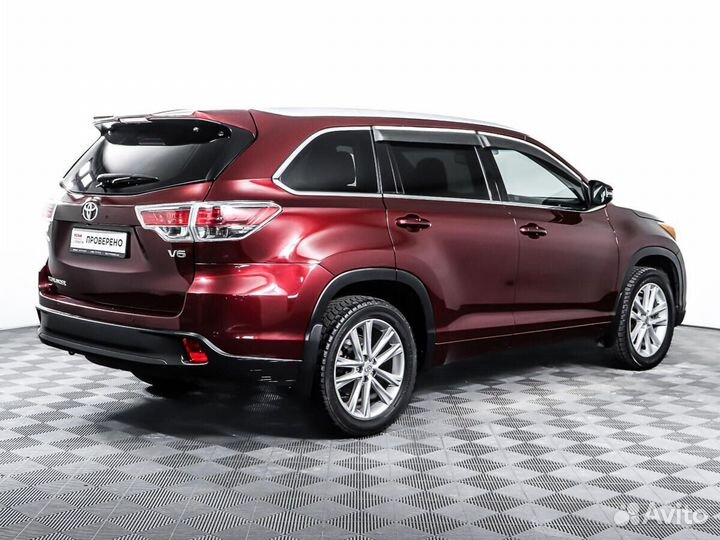 Toyota Highlander 3.5 AT, 2014, 124 000 км