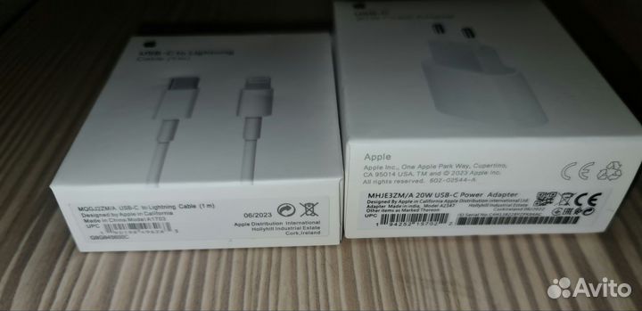 Адаптер+провод для зарядки для iPhone 20w