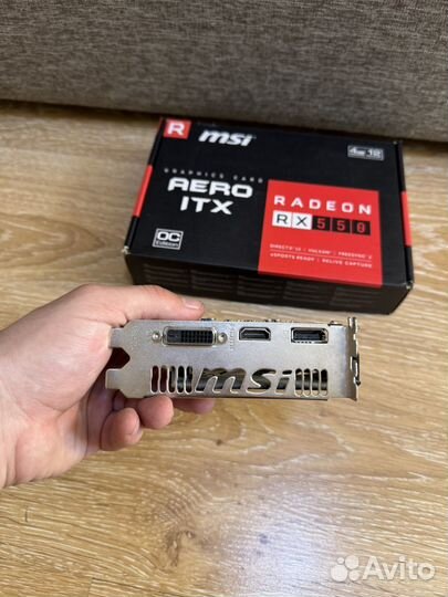 RX 550 4GB Msi Aero ITX