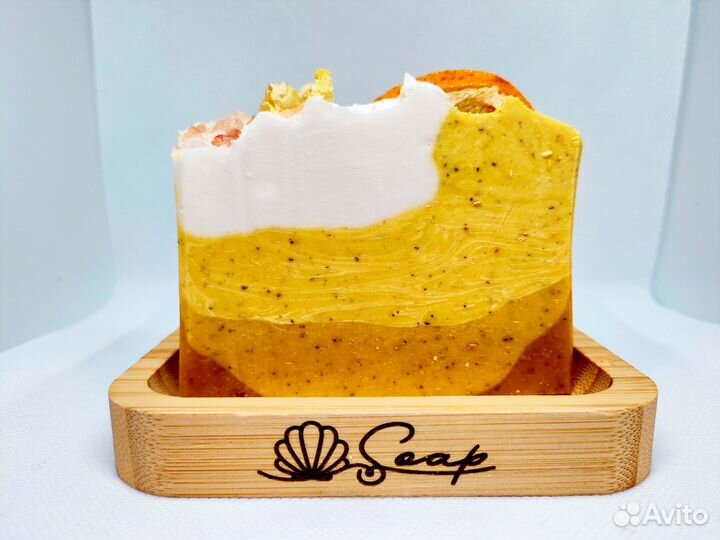 Мыло «Апельсиновый цвет» натуральное ручной работы