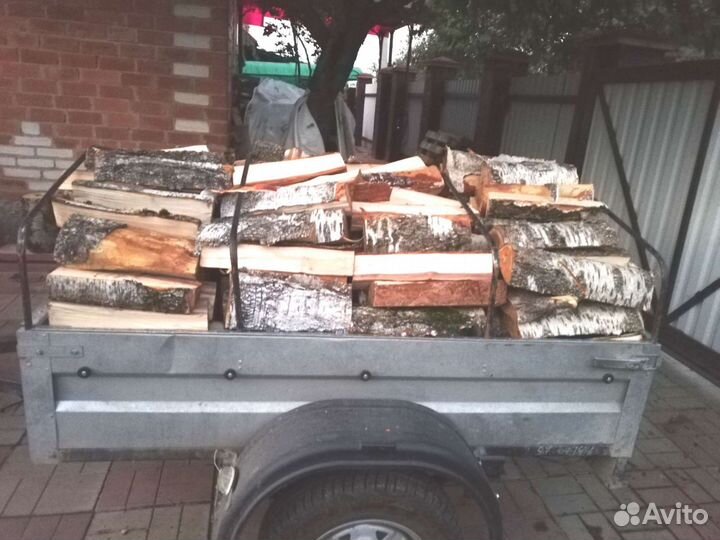 Дрова колотые сухие