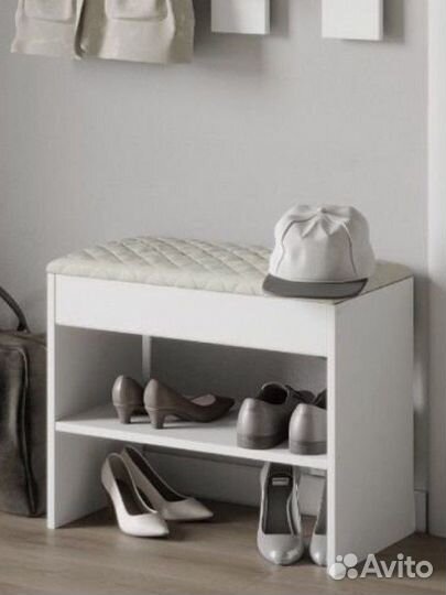 Тумба для обуви с сиденьем
