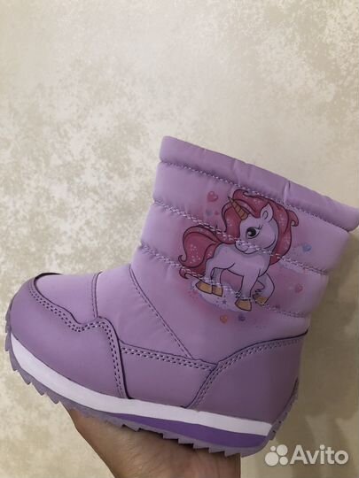 Теплые дутики для девочек