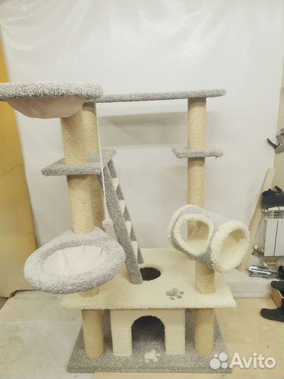 Комплекс для кошек/домик с когтеточкой