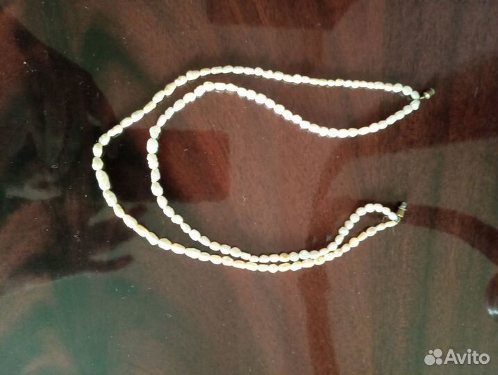 Бусы из жемчуга пресноводного