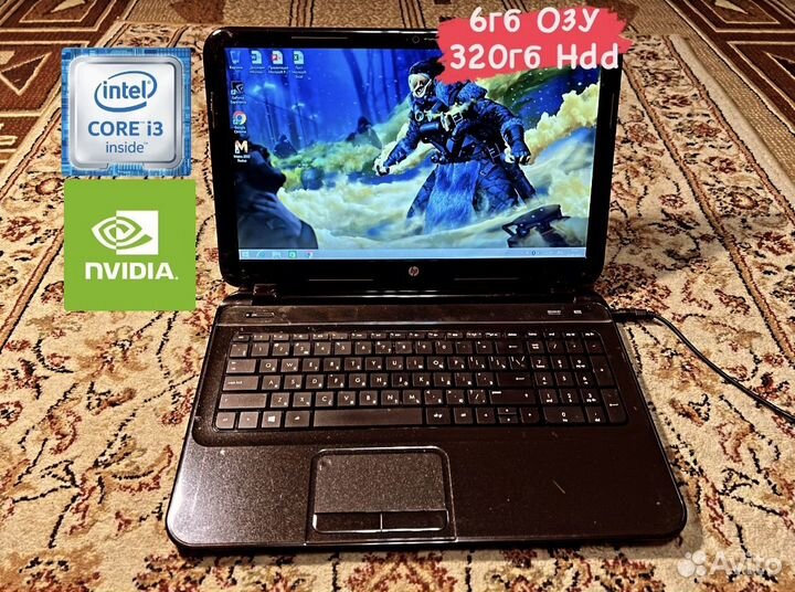 Игровой Ноутбук HP Core i3/6гб/320гб/GT 630m