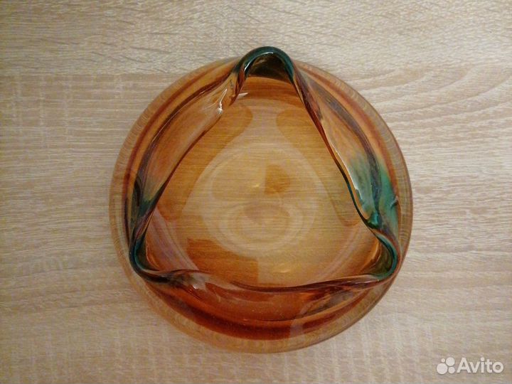 Пепельница, стекло, богемия