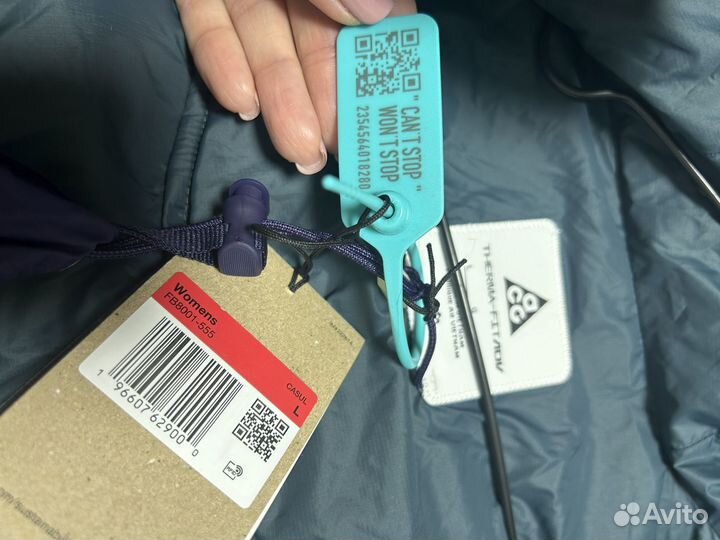 Зимний пуховик Nike acg