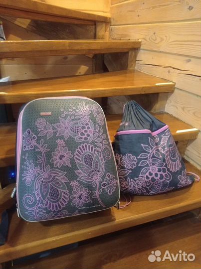 Рюкзак Mike&Mar каркасный с орто.спинкой