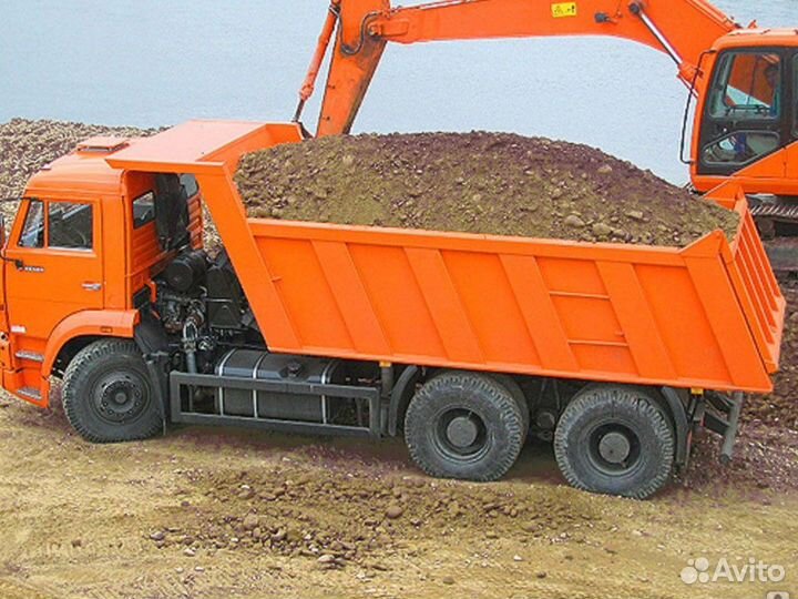 Песок \ Щебень намывной для строительства от трех