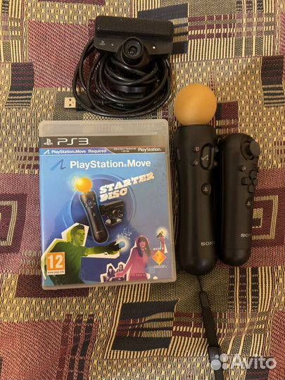 Sony PS3 slim+move+пульт