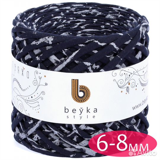 Трикотажная пряжа для вязания / Толщина 6 - 8 мм